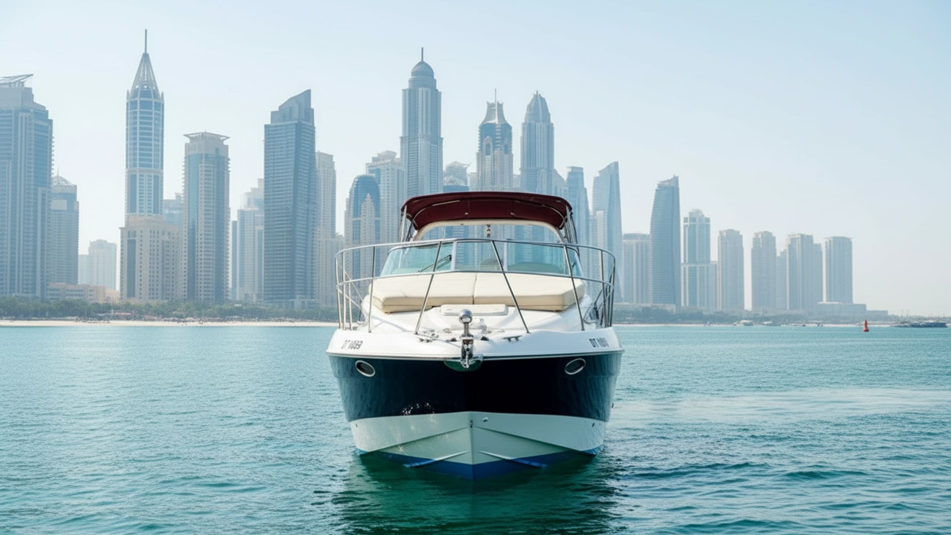 Wave Empress 33 ft spacious deck with comfortable seating