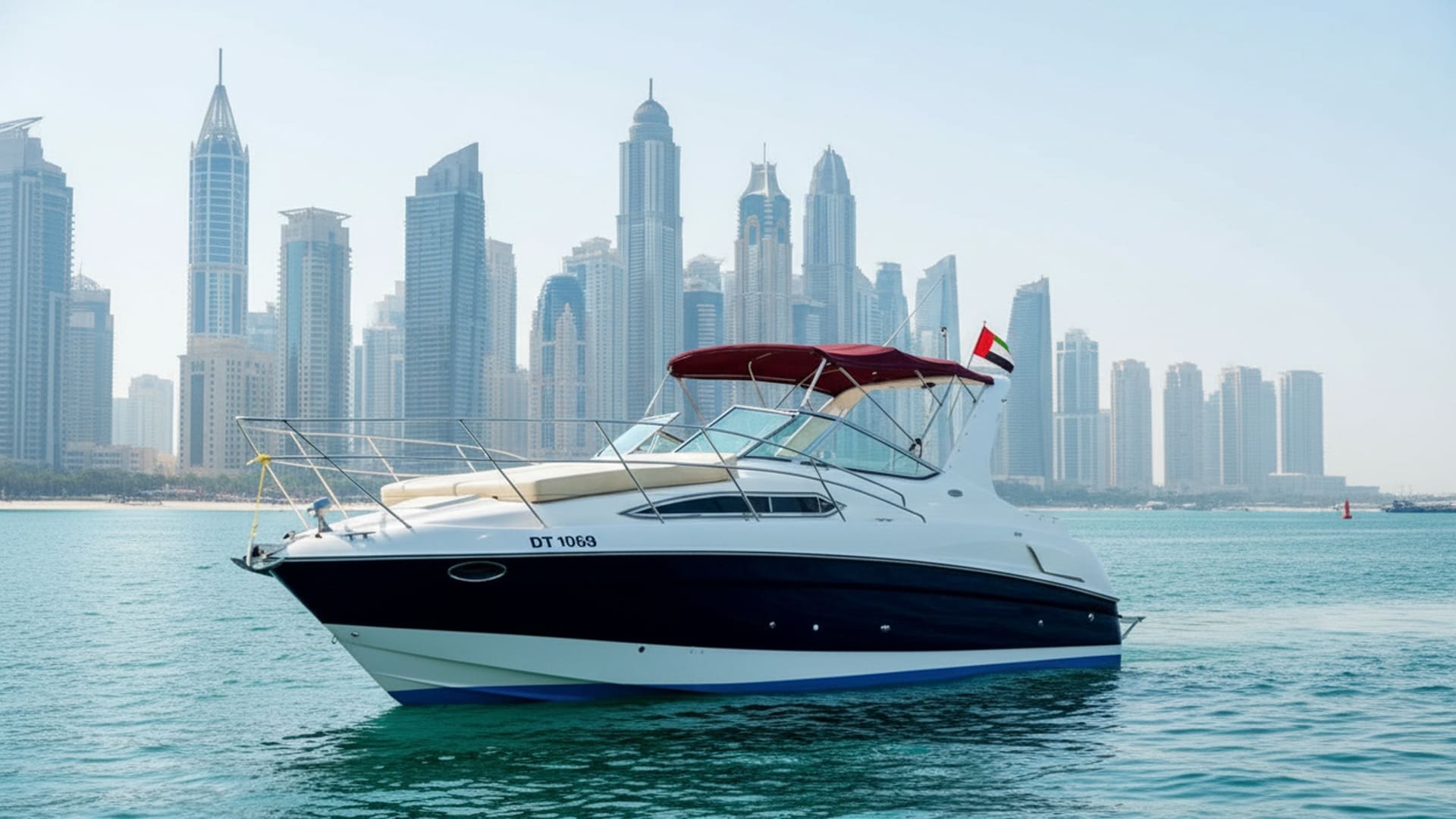 Wave Empress 33 ft yacht charter Dubai