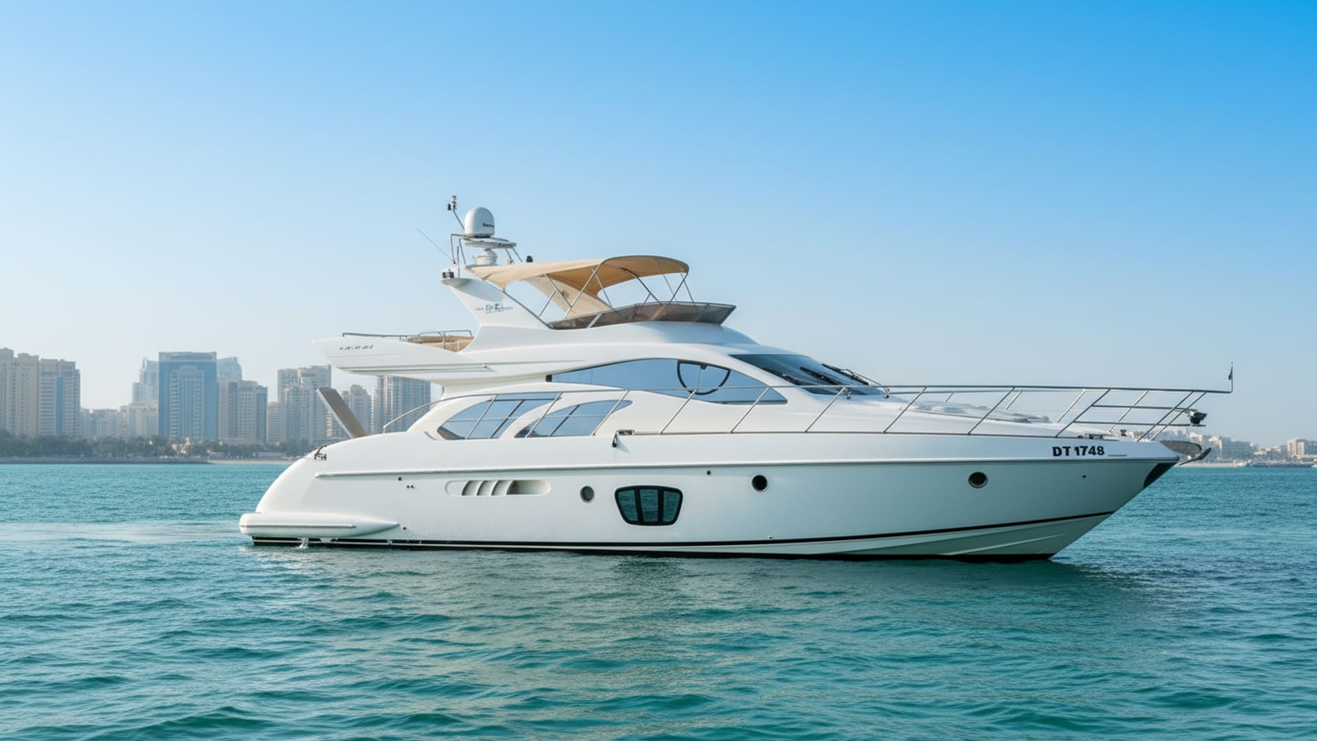 Sunrise Ocean 55 ft yacht charter Dubai