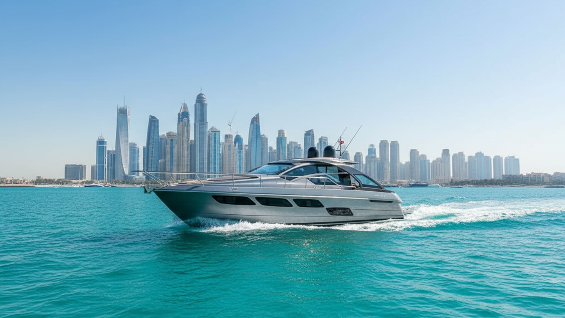 Vision Knight 52 ft yacht charter Dubai