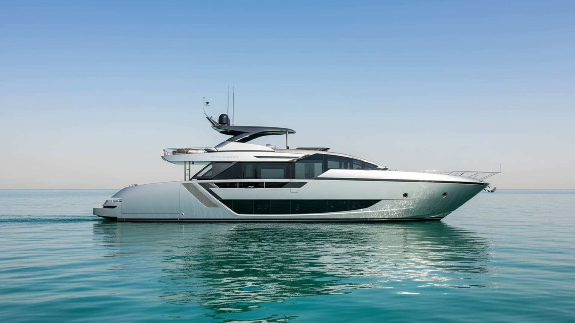 Diamond Oasis 82 ft premium yacht exterior at sea