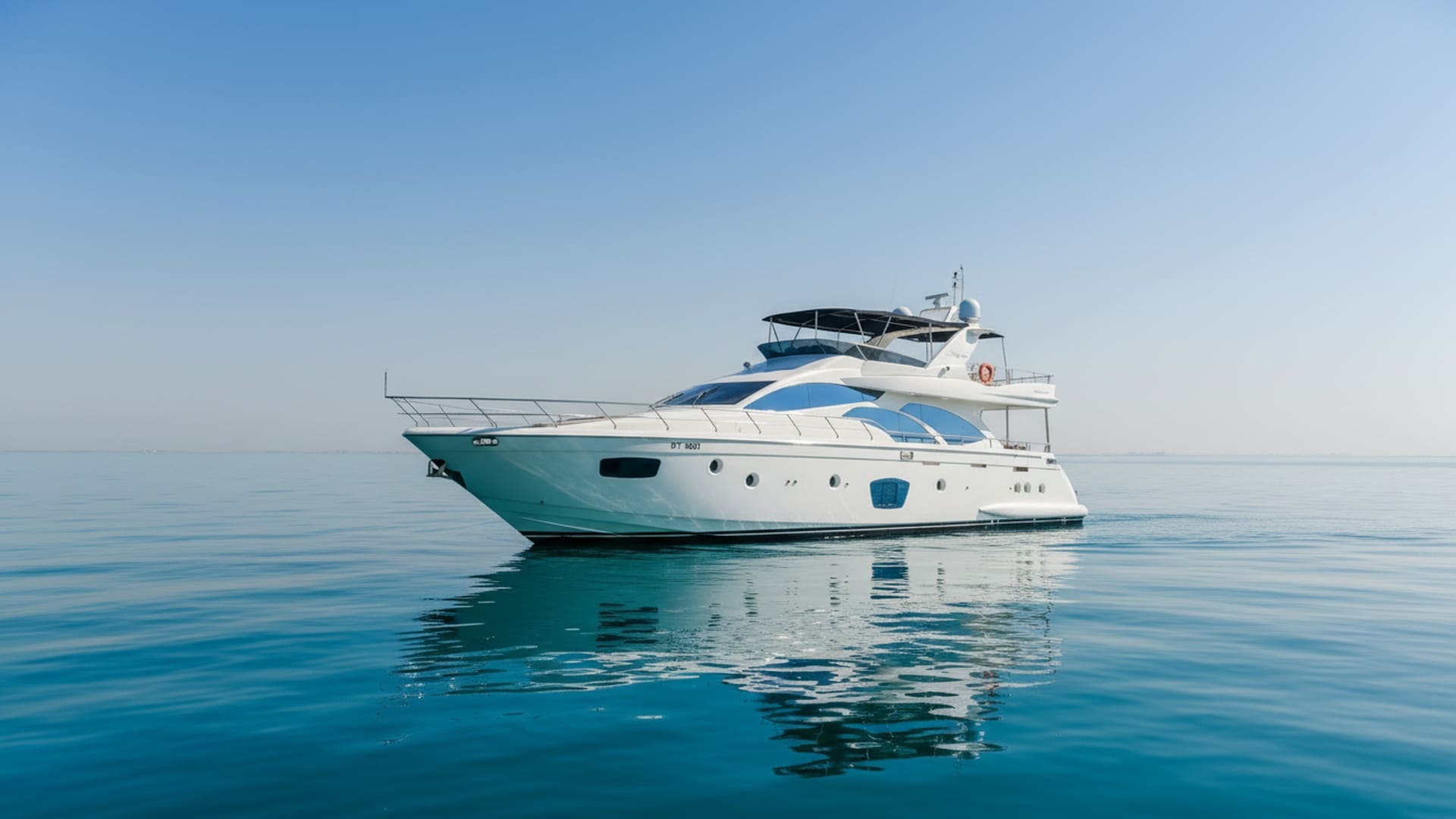 Vision Sanctuary 75 ft yacht exterior, premium Dubai charter