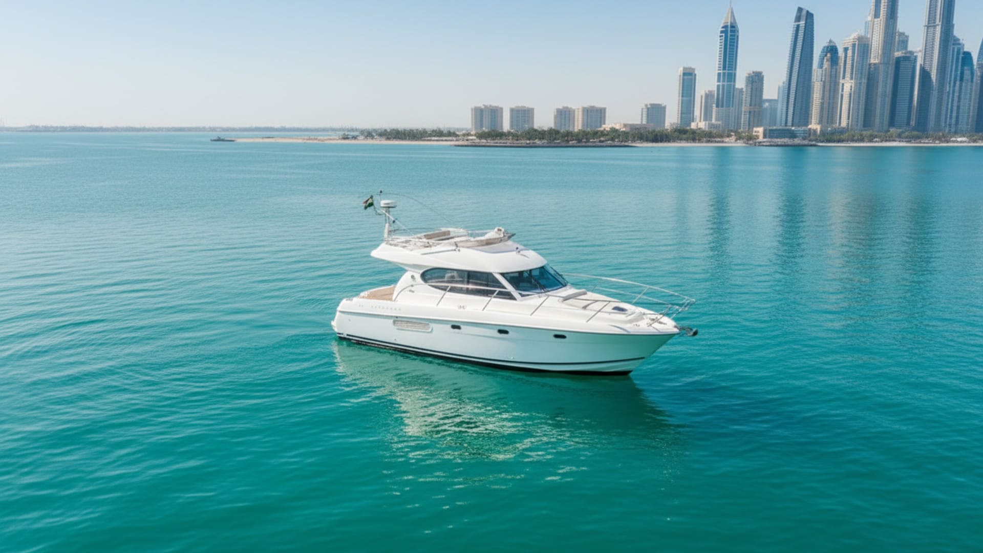 Aerial view of Horizon Jewel 32 ft in Dubai Marina