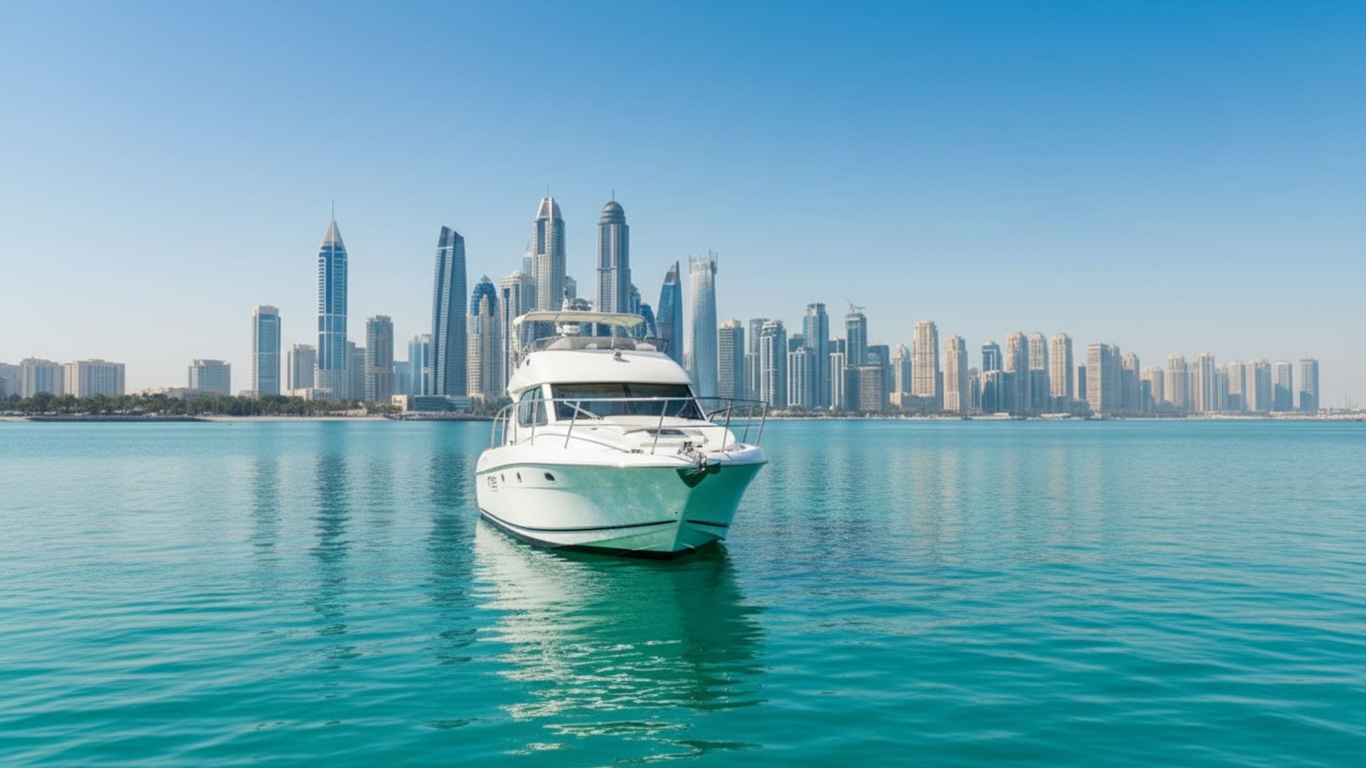 Horizon Jewel 32 ft yacht deck with premium seating