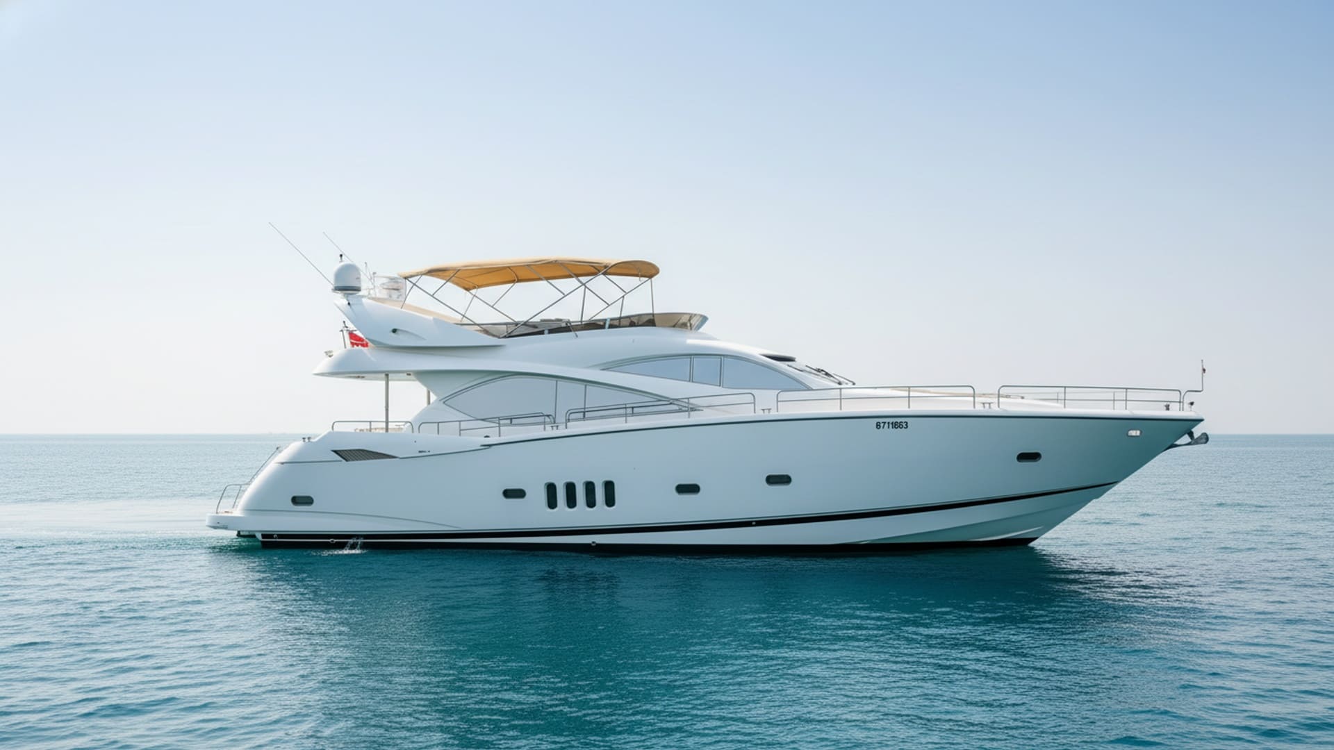Golden Paradise 82 ft premium yacht exterior, sleek design