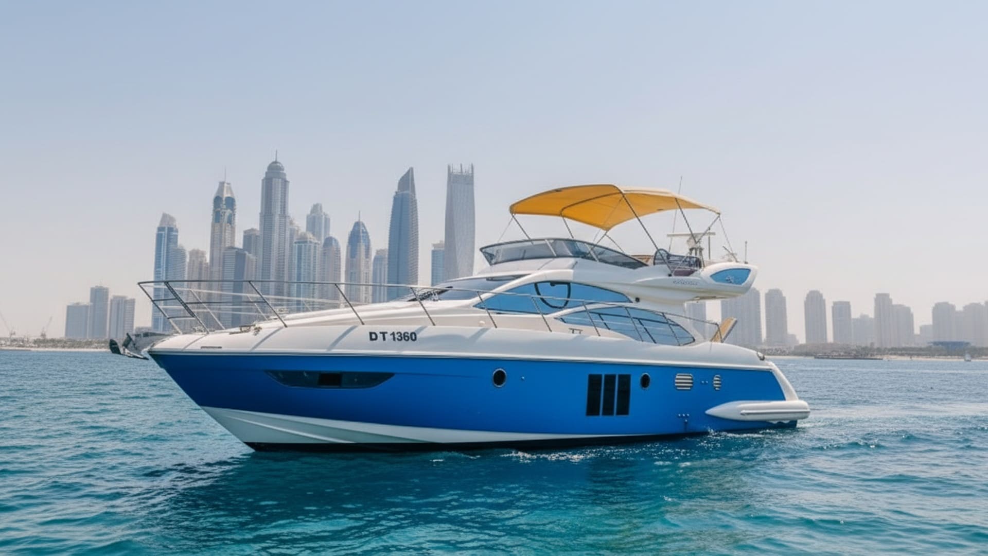 Grand Island 48 ft yacht charter Dubai